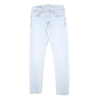 LEVI'S 512 Mens Jeans Blue Slim Skinny Denim Light W30 L32 Cotton Blend Zip