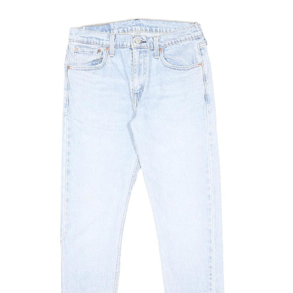 LEVI'S 512 Mens Jeans Blue Slim Skinny Denim Light W30 L32 Cotton Blend Zip