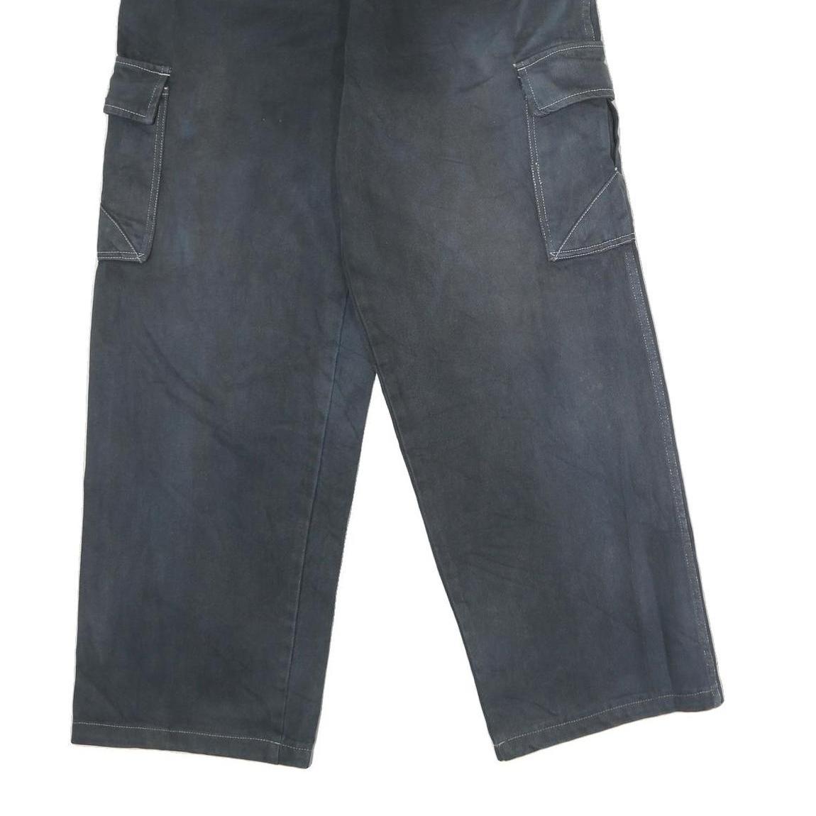 POLDER JEANS Mens Cotton Black Regular Cargo Trousers W28 L28 Utility Casual