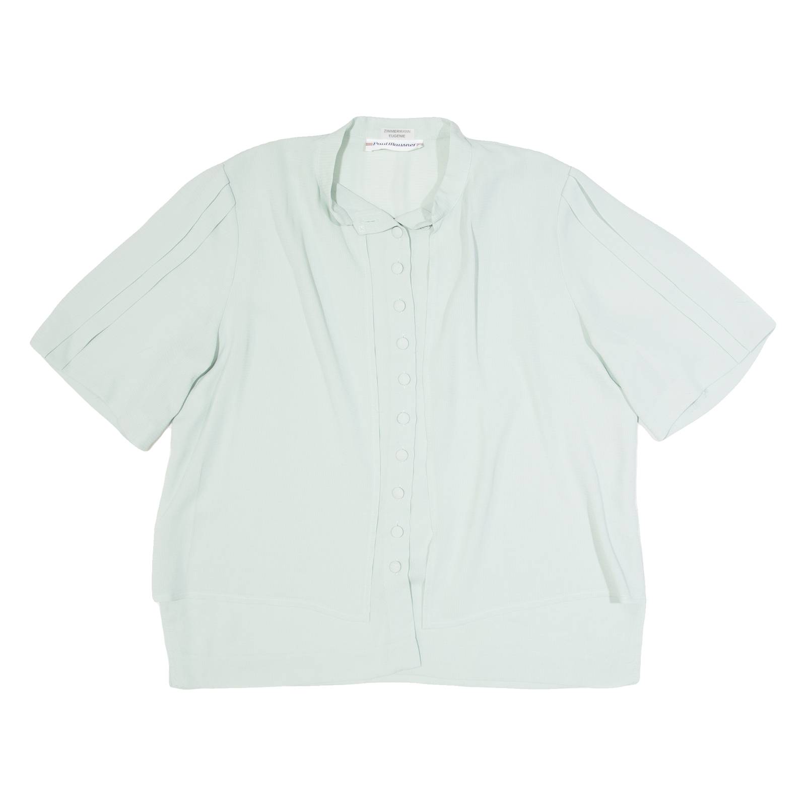 Womens Blouse Blue 90s L