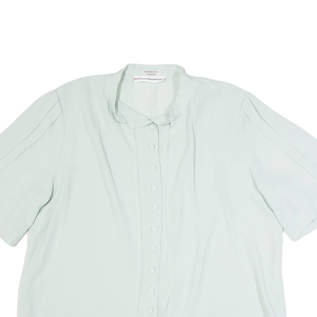 Womens Blouse Blue 90s L