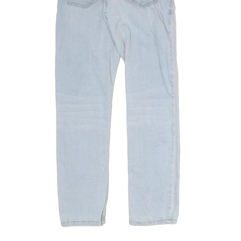 LEVI'S 502 Mens Slim Jeans Light Blue Denim W25 L25 Classic Zip Closure