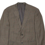 LAUREN RALPH LAUREN Womens Brown Wool Jacket M Woven Classic Button Closure