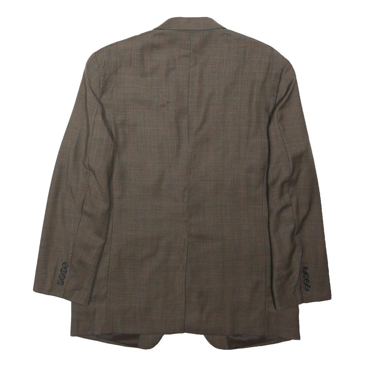 LAUREN RALPH LAUREN Womens Brown Wool Jacket M Woven Classic Button Closure