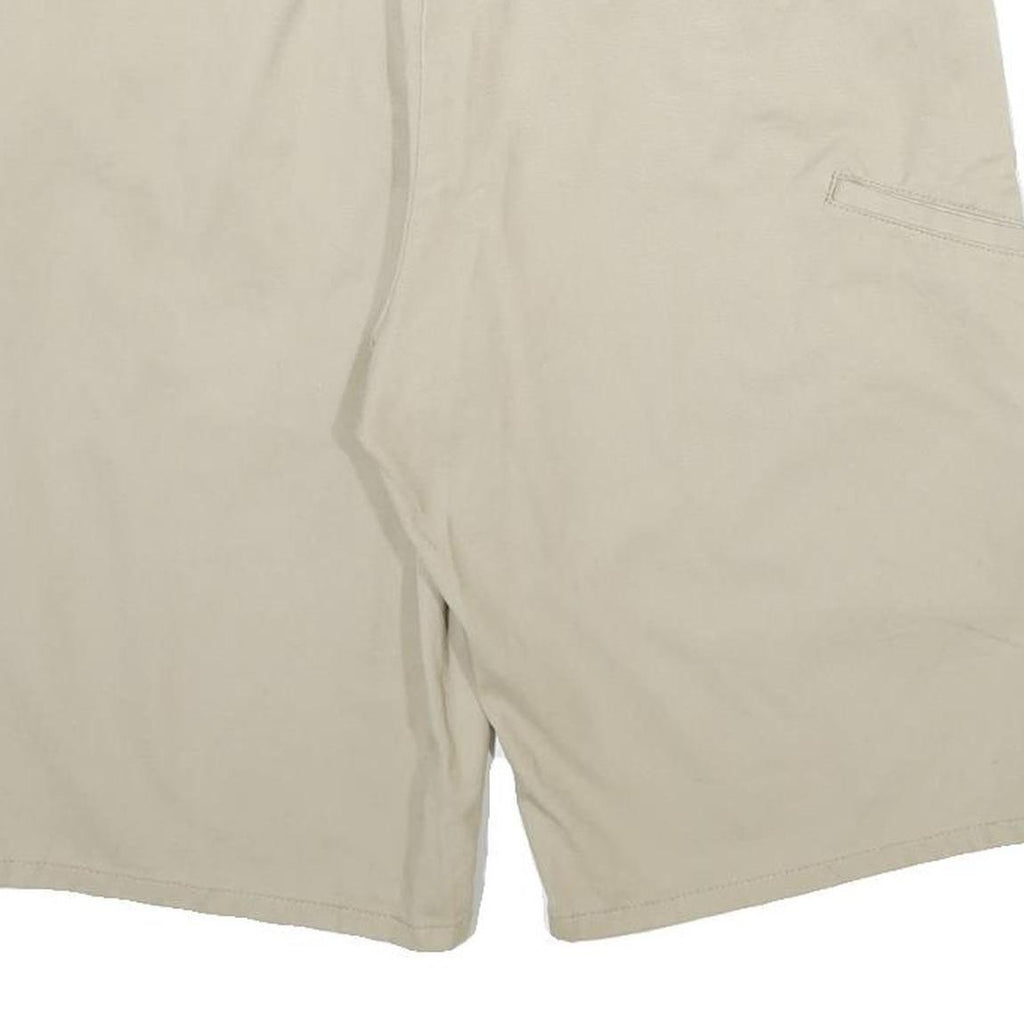 DICKIES Mens Shorts Beige Casual L W34 Polyester Blend Workwear