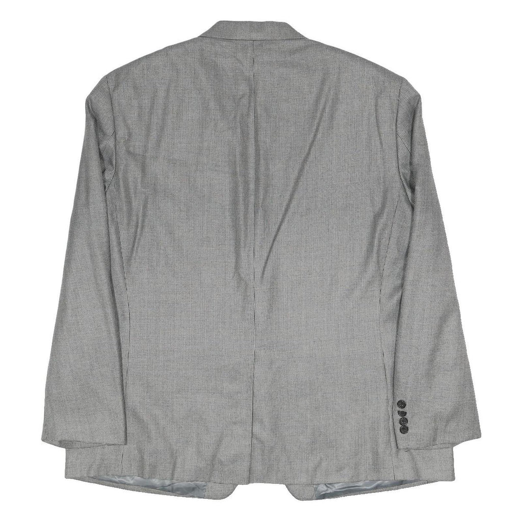 LAUREN RALPH LAUREN Mens Grey Jacket XL Polyester Blend Classic Button Closure