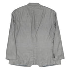 LAUREN RALPH LAUREN Mens Grey Jacket XL Polyester Blend Classic Button Closure