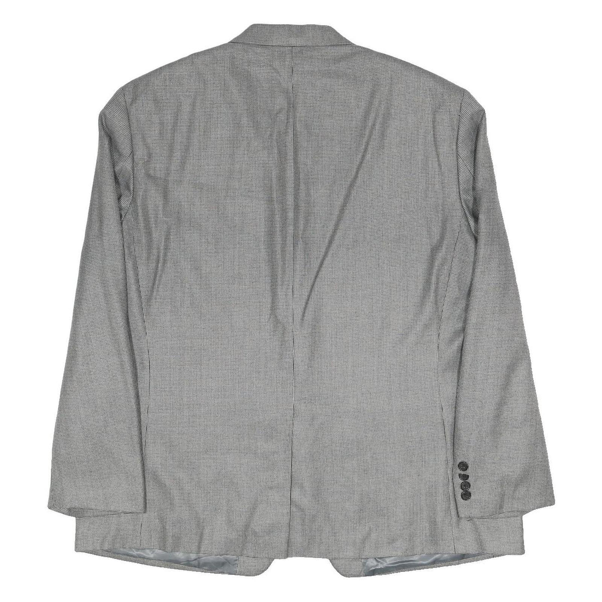 LAUREN RALPH LAUREN Mens Grey Jacket XL Polyester Blend Classic Button Closure
