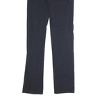 JECKERSON Mens Cotton Navy Regular Straight Trousers W28 L31 Casual Zip