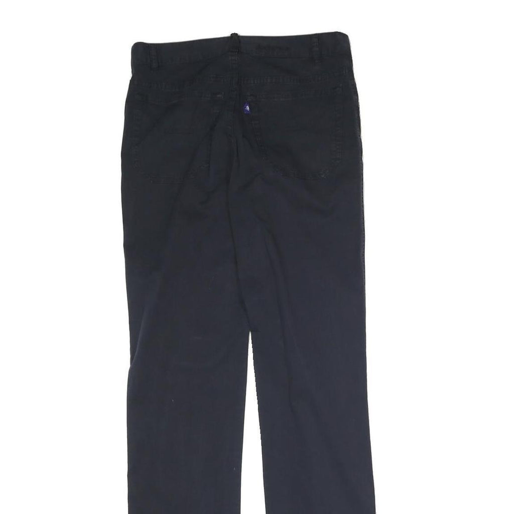 JECKERSON Mens Cotton Navy Regular Straight Trousers W28 L31 Casual Zip