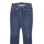 LEVI'S Womens Blue Slim Skinny Denim Medium W27 L27 Cotton Blend Zip Jeans