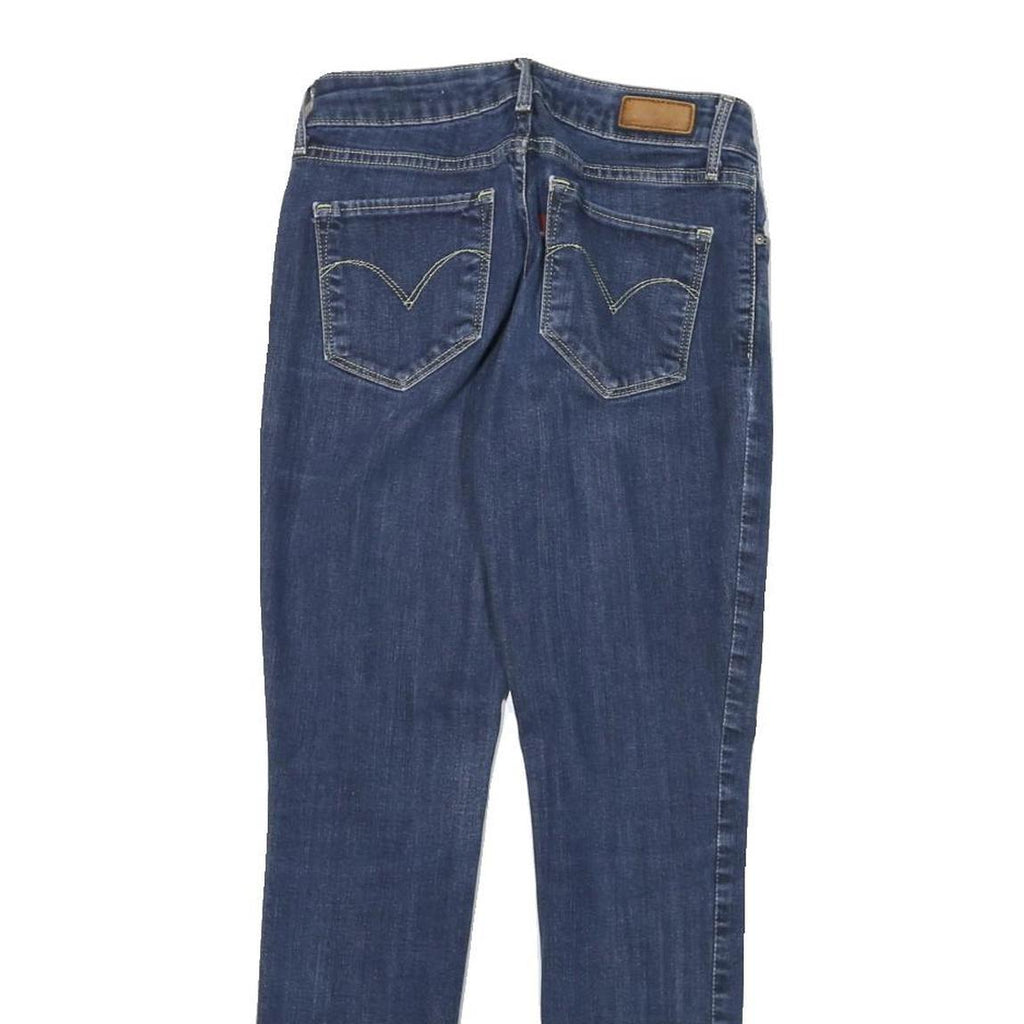 LEVI'S Womens Blue Slim Skinny Denim Medium W27 L27 Cotton Blend Zip Jeans
