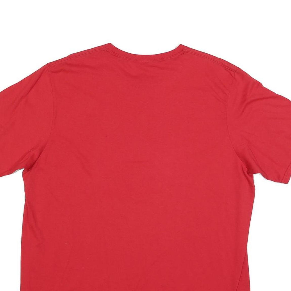 RUSSELL ATHLETIC Mens Red Tiger Pride Graphic T-Shirt XL Short Sleeve Crew Neck