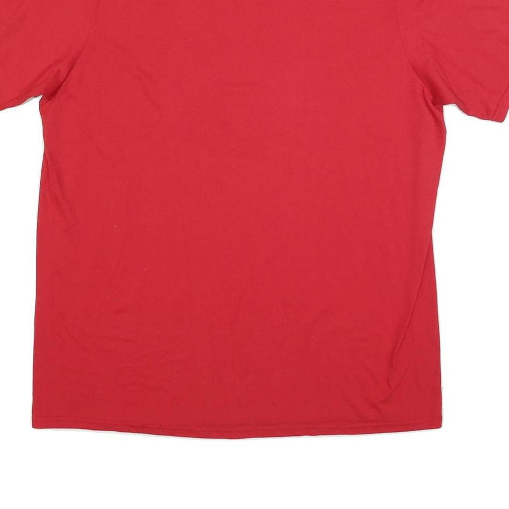 RUSSELL ATHLETIC Mens Red Tiger Pride Graphic T-Shirt XL Short Sleeve Crew Neck