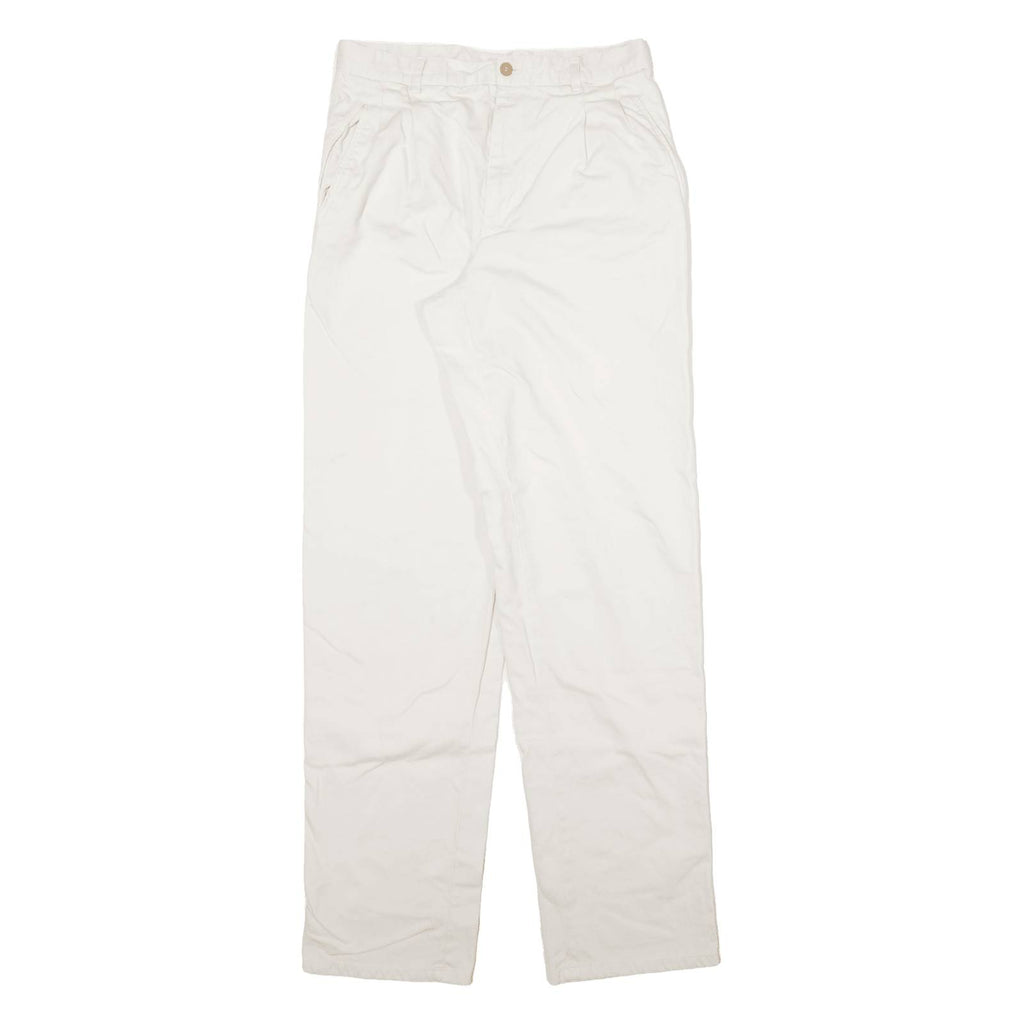 DARK SQUARE Mens Trousers Cream Regular Straight W28 L33