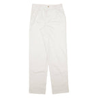 DARK SQUARE Mens Trousers Cream Regular Straight W28 L33