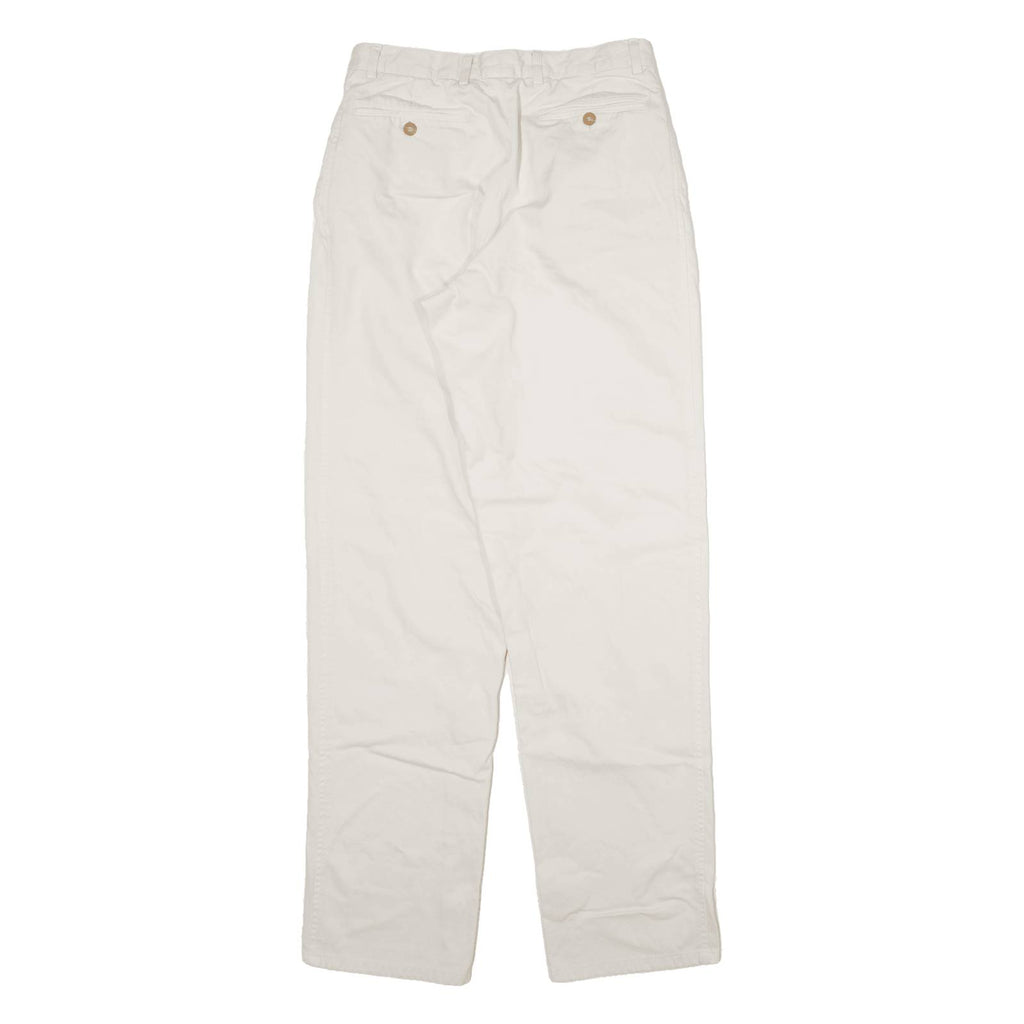 DARK SQUARE Mens Trousers Cream Regular Straight W28 L33