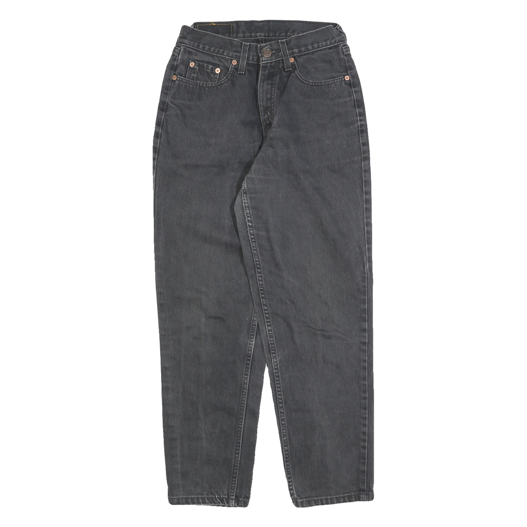 LEVI'S 626 02 Mens Jeans Black Regular Straight Denim Medium W26 L30 Classic Fit