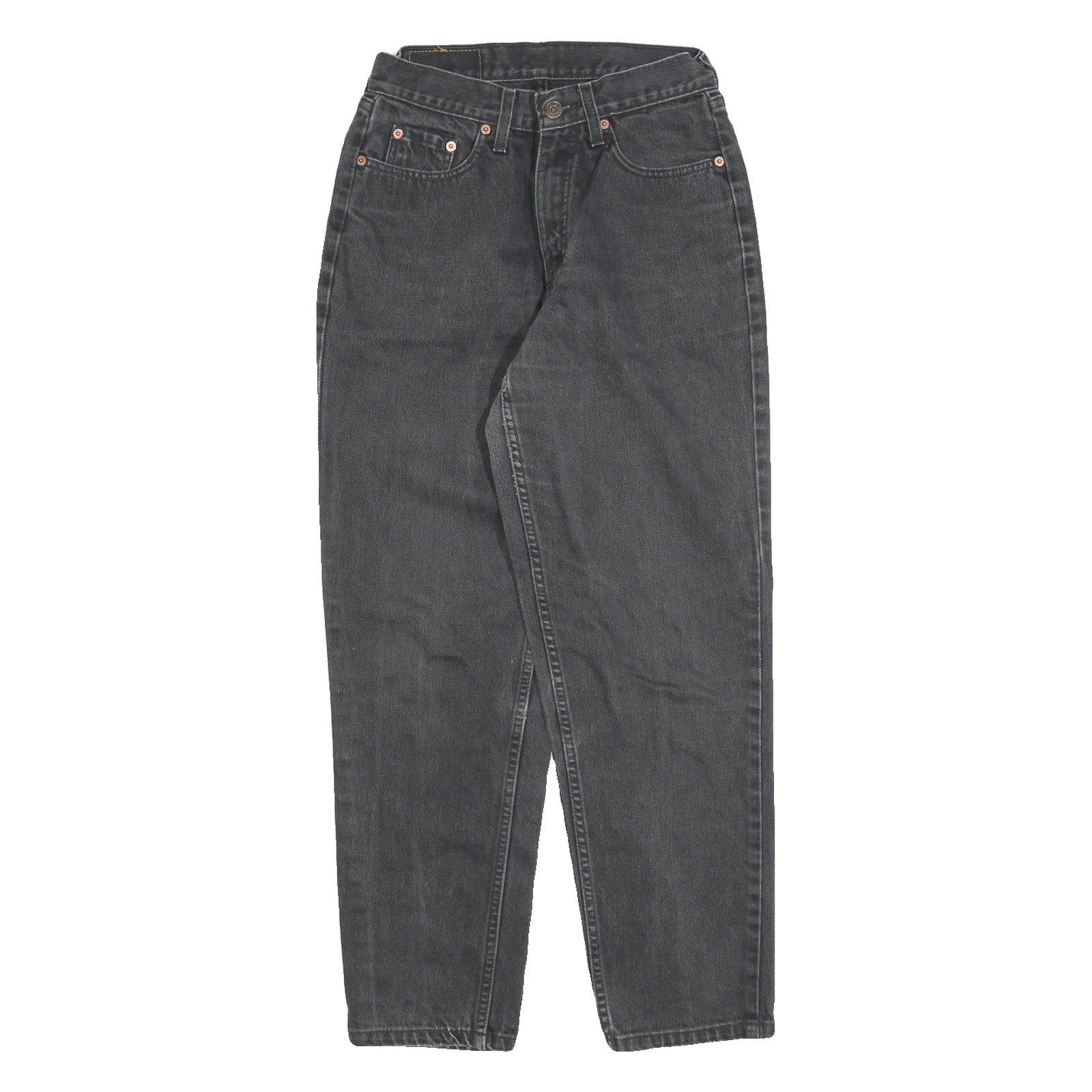 LEVI'S 626 02 Mens Jeans Black Regular Straight Denim Medium W26 L30 Classic Fit