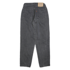 LEVI'S 626 02 Mens Jeans Black Regular Straight Denim Medium W26 L30 Classic Fit