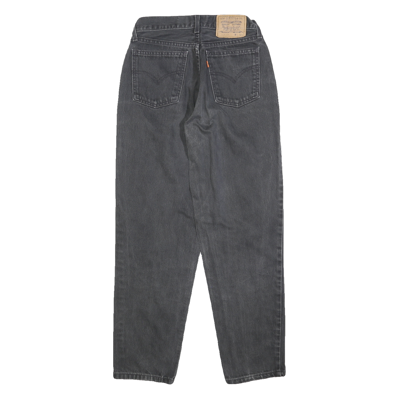 LEVI'S 626 02 Mens Jeans Black Regular Straight Denim Medium W26 L30 Classic Fit