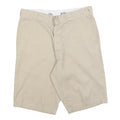 DICKIES Mens Shorts Beige Casual Plain M W34 Workwear Cotton Blend