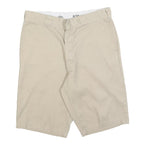 DICKIES Mens Shorts Beige Casual Plain M W34 Workwear Cotton Blend