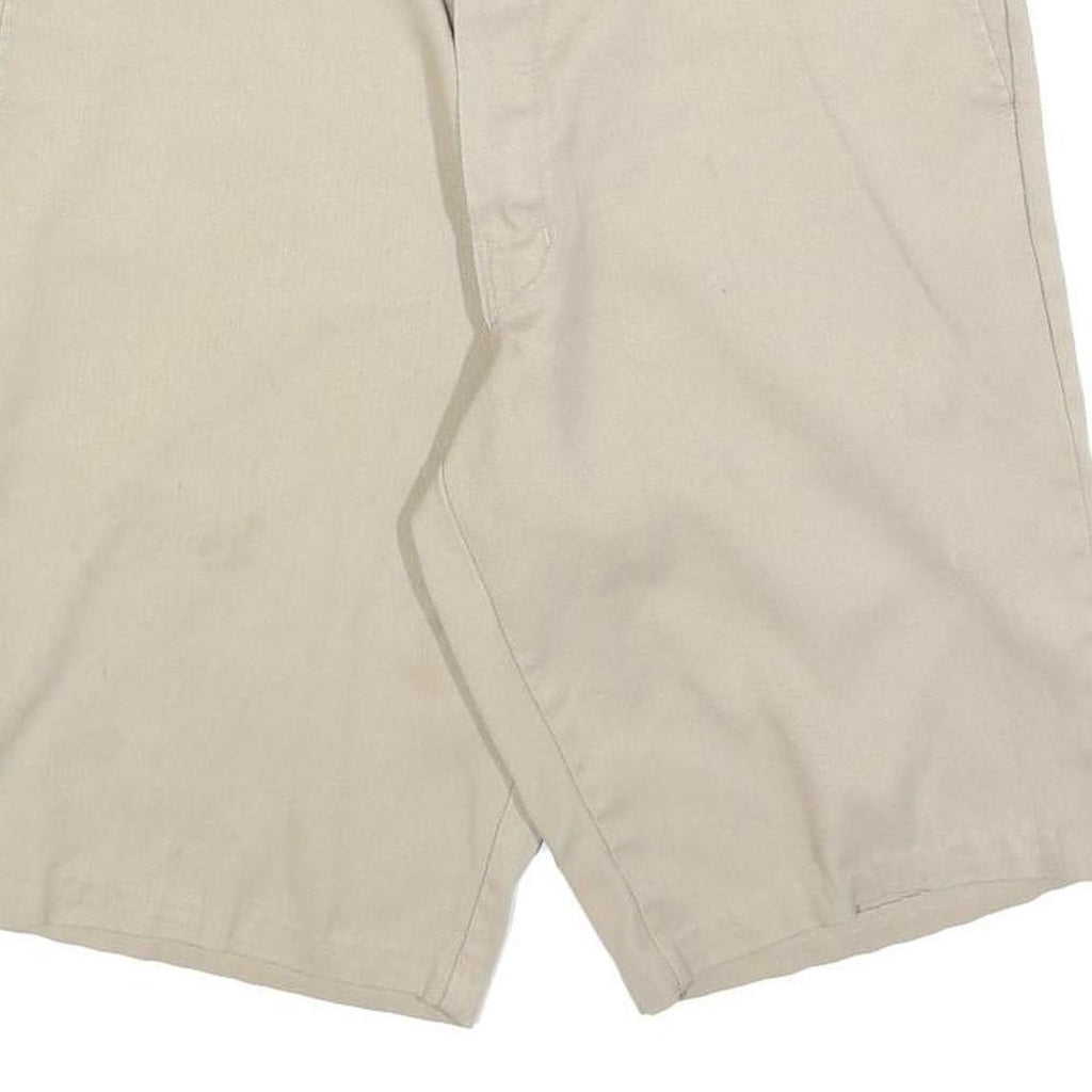 DICKIES Mens Shorts Beige Casual Plain M W34 Workwear Cotton Blend
