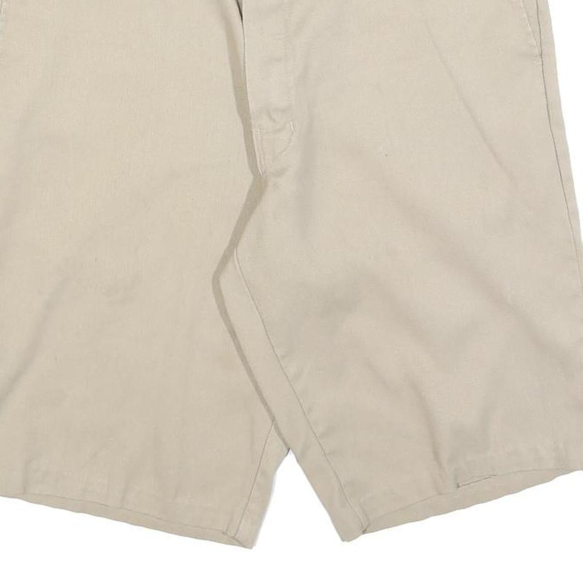 DICKIES Mens Shorts Beige Casual Plain M W34 Workwear Cotton Blend