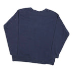 LEE Womens Navy Blue Broncos Crew Neck L Sweatshirt Cotton Blend