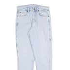 KARL KANI Womens Jeans Blue Slim Straight Denim Light W28 L30 Streetwear