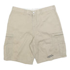 DICKIES Mens Shorts Beige Casual Cargo L W34 Comfortable Cotton Blend Pocket