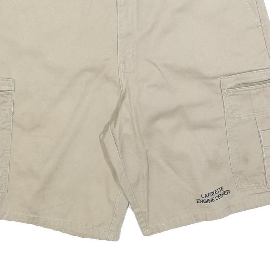 DICKIES Mens Shorts Beige Casual Cargo L W34 Comfortable Cotton Blend Pocket
