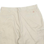 DICKIES Mens Shorts Beige Casual Cargo L W34 Comfortable Cotton Blend Pocket