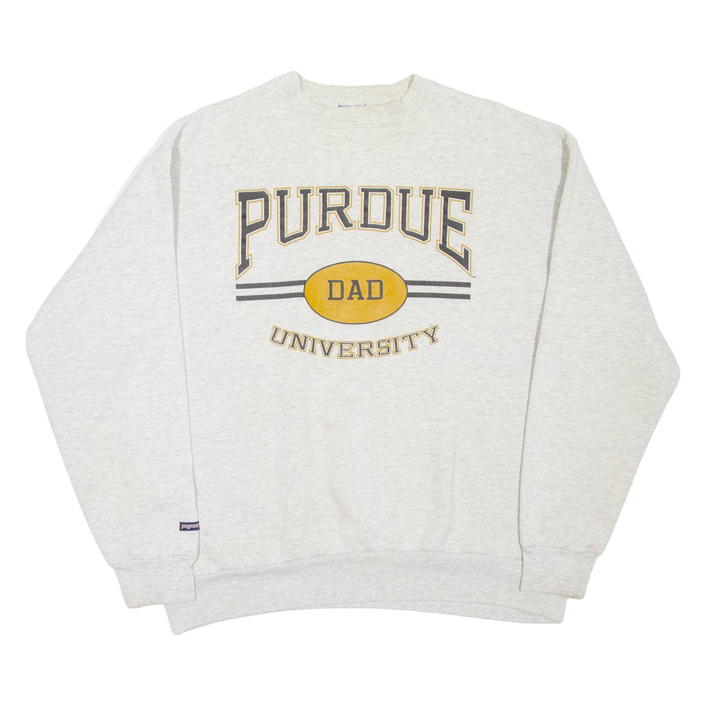 JANSPORT Purdue University Dad Mens Sweatshirt Grey USA 2XL