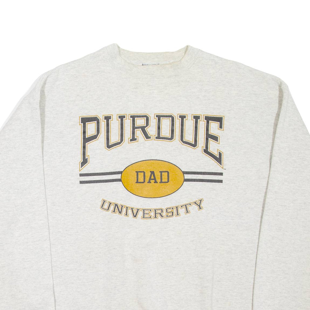 JANSPORT Purdue University Dad Mens Sweatshirt Grey USA 2XL
