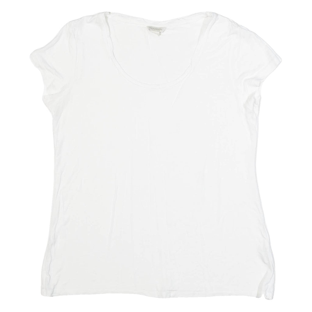 MONSOON Womens Top White UK 10