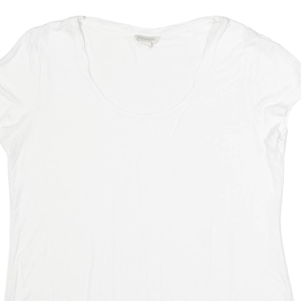 MONSOON Womens Top White UK 10