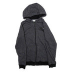 DKNY Womens Grey Hoodie Full Zip S