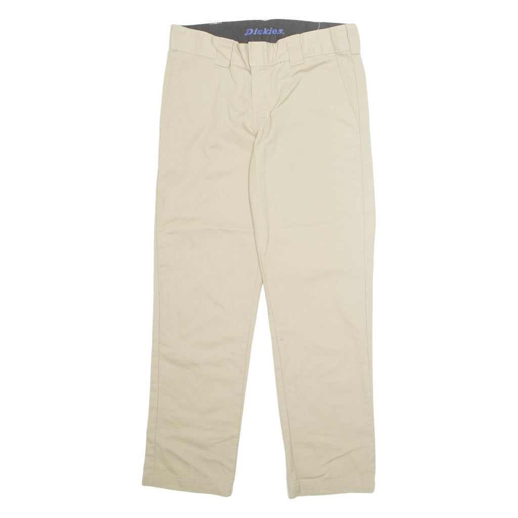 DICKIES Chino Workwear Mens Trousers Beige Slim Tapered W30 L28