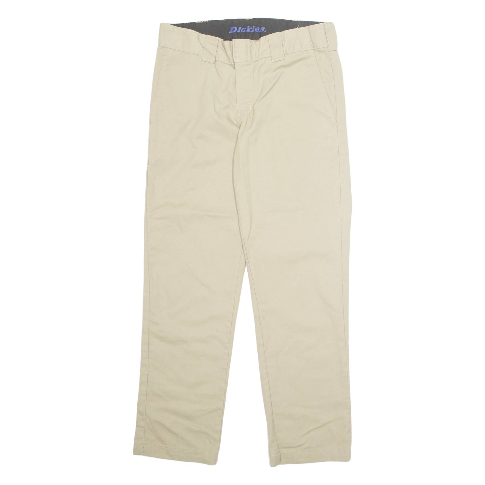 DICKIES Chino Workwear Mens Trousers Beige Slim Tapered W30 L28