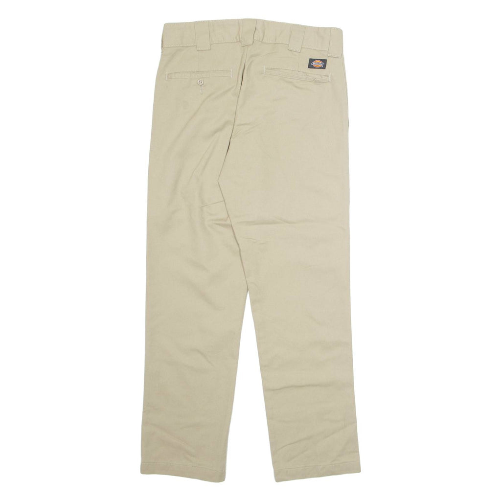 DICKIES Chino Workwear Mens Trousers Beige Slim Tapered W30 L28