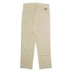 DICKIES Chino Workwear Mens Trousers Beige Slim Tapered W30 L28