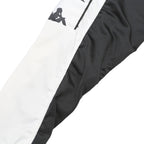 KAPPA Mens Black & White Track Jacket M Polyester Zip Athletic Sportswear