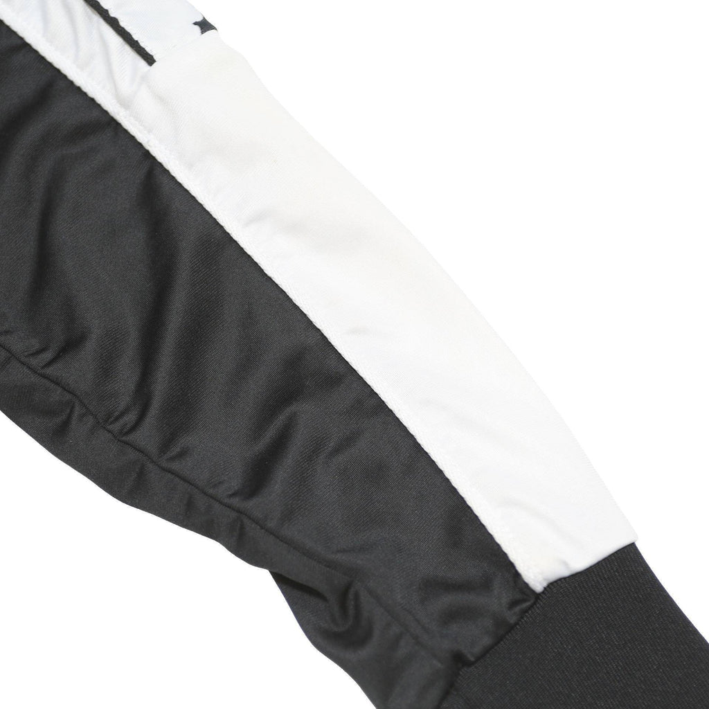 KAPPA Mens Black & White Track Jacket M Polyester Zip Athletic Sportswear