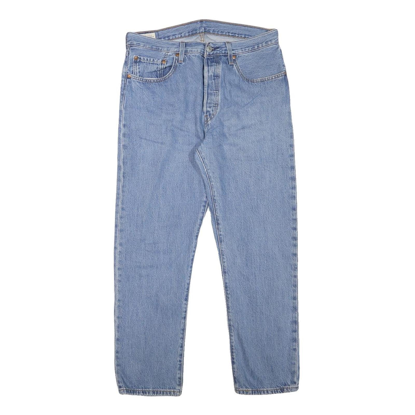 LEVI'S Mens Jeans Blue Regular Straight Denim Medium W32 L26 Classic Style