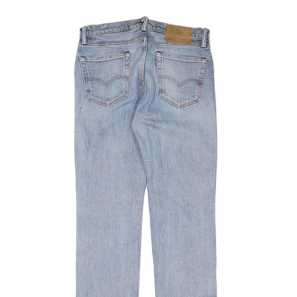 LEVI'S 511 Mens Jeans Blue Slim Skinny Denim Light W29 L33 Slim Fit Zip