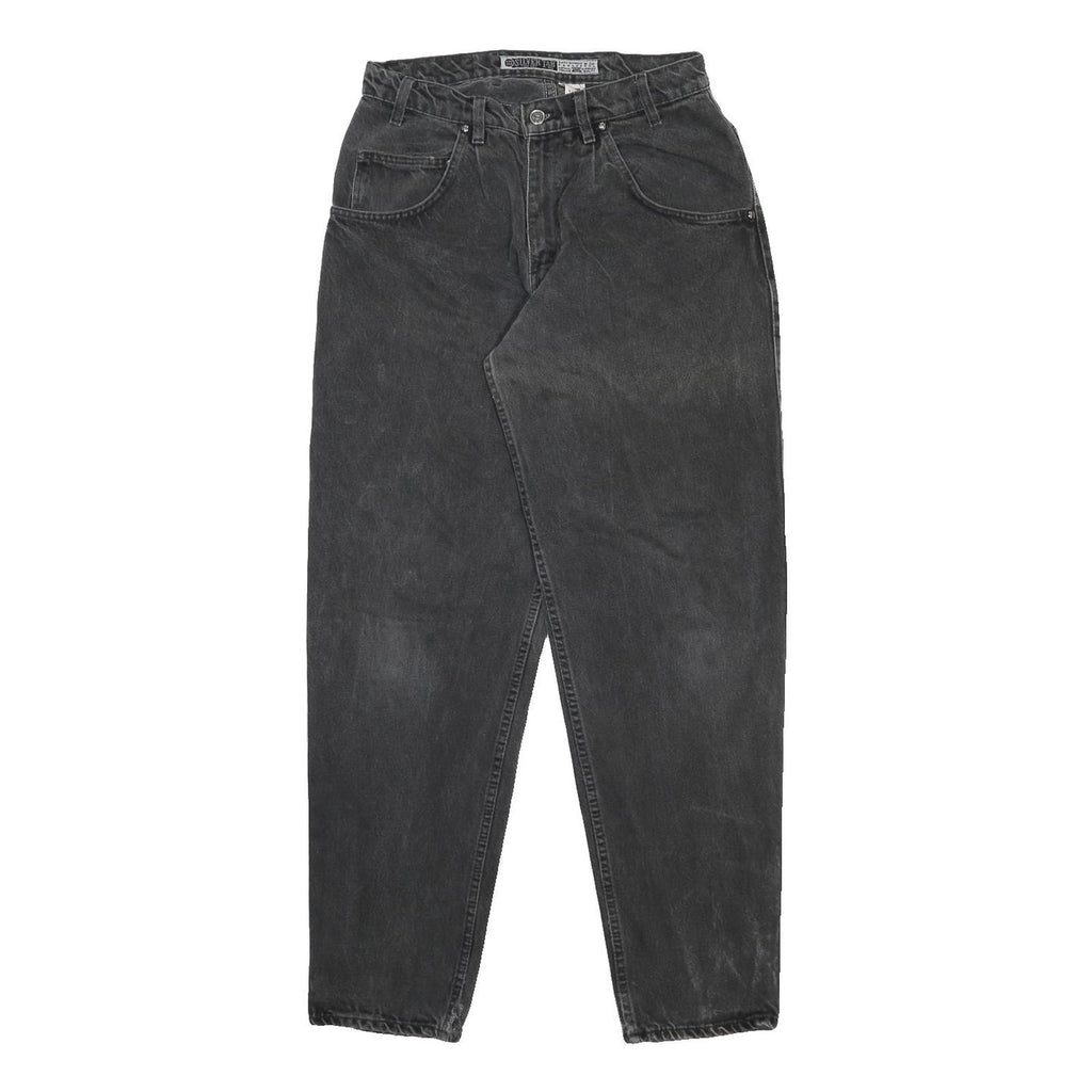 LEVI'S Silver Tab Mens Jeans Black Relaxed Tapered Denim Medium W28 L32 Retro