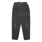 LEVI'S Silver Tab Mens Jeans Black Relaxed Tapered Denim Medium W28 L32 Retro