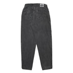 LEVI'S Silver Tab Mens Jeans Black Relaxed Tapered Denim Medium W28 L32 Retro